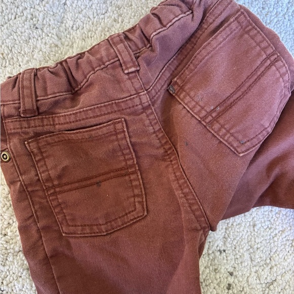 Baby Brown Straight Pants With Fox On Pocket Carter’s 18m - Picture 4 of 6
